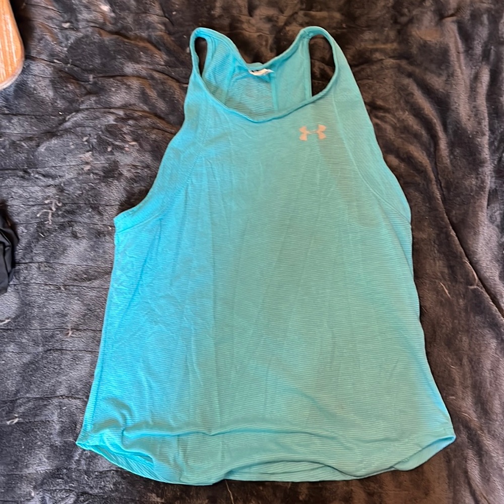 Blue workout tanktop